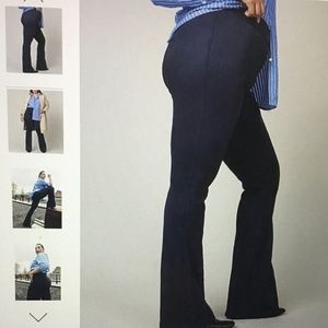 NWT Spanx Faux Suede Flare Pants  Colors: Blue & Carmel Brown priced separately